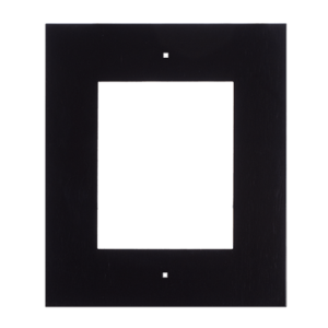 2N® IP Verso – Frame for flush installation, 1 module – black (must be together with 9155014)